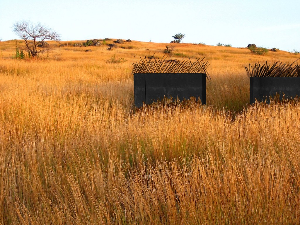 les maisons des oeuvres dans la savane